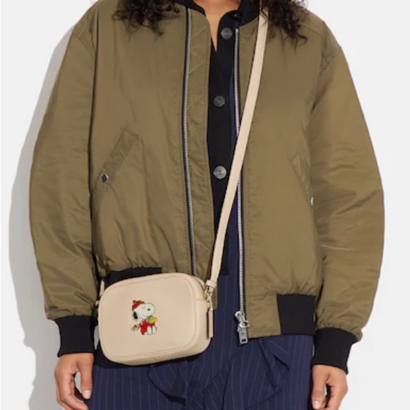 Authentic COACH Pebbled leather top zip Peanut Crossbody - Picture 14 of 14